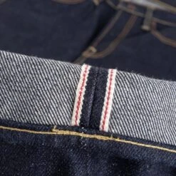 21/23oz Ultra Heavy Raw Selvedge Denim Super Slim Cut Jeans - Indigo -Denim Clothing-Iron Heart International IH 555S UHR 7