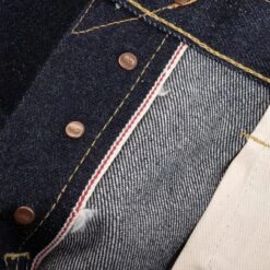 21/23oz Ultra Heavy Raw Selvedge Denim Super Slim Cut Jeans - Indigo -Denim Clothing-Iron Heart International IH 555S UHR 8