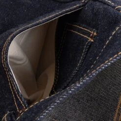 21/23oz Ultra Heavy Raw Selvedge Denim Super Slim Cut Jeans - Indigo -Denim Clothing-Iron Heart International IH 555S UHR 9