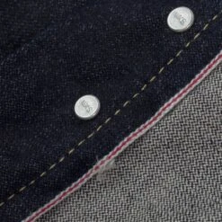 14oz Broken Twill Selvedge Denim Super Slim Cut Jeans - Indigo -Denim Clothing-Iron Heart International IH 555SBR 14 11