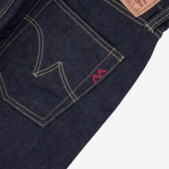 14oz Broken Twill Selvedge Denim Super Slim Cut Jeans - Indigo -Denim Clothing-Iron Heart International IH 555SBR 14 5
