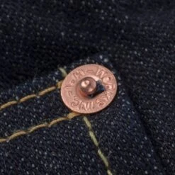 14oz Broken Twill Selvedge Denim Super Slim Cut Jeans - Indigo -Denim Clothing-Iron Heart International IH 555SBR 14 9