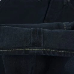 14oz Broken Twill Selvedge Denim Super Slim Cut Jeans - Indigo Overdyed Black -Denim Clothing-Iron Heart International IH 555SBR 14od 10