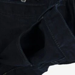 14oz Broken Twill Selvedge Denim Super Slim Cut Jeans - Indigo Overdyed Black -Denim Clothing-Iron Heart International IH 555SBR 14od 12