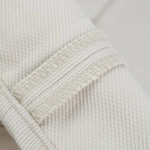 14oz Cotton Piqué Straight Cut Jeans - Ecru 14 14oz Cotton Piqué Straight Cut Jeans - Ecru - Image 12