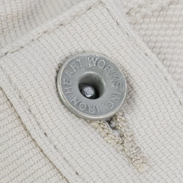 14oz Cotton Piqué Straight Cut Jeans - Ecru 12 14oz Cotton Piqué Straight Cut Jeans - Ecru - Image 10