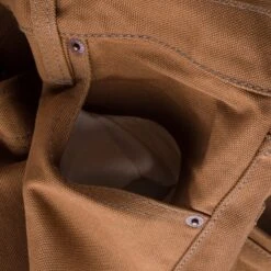 17oz Duck Straight Cut Jeans - Brown -Denim Clothing-Iron Heart International IH 634D 10