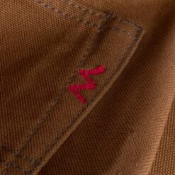 17oz Duck Straight Cut Jeans - Brown -Denim Clothing-Iron Heart International IH 634D 12