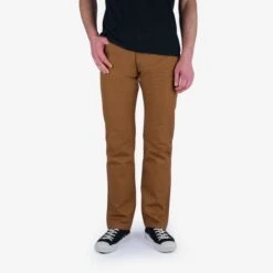 17oz Duck Straight Cut Jeans - Brown