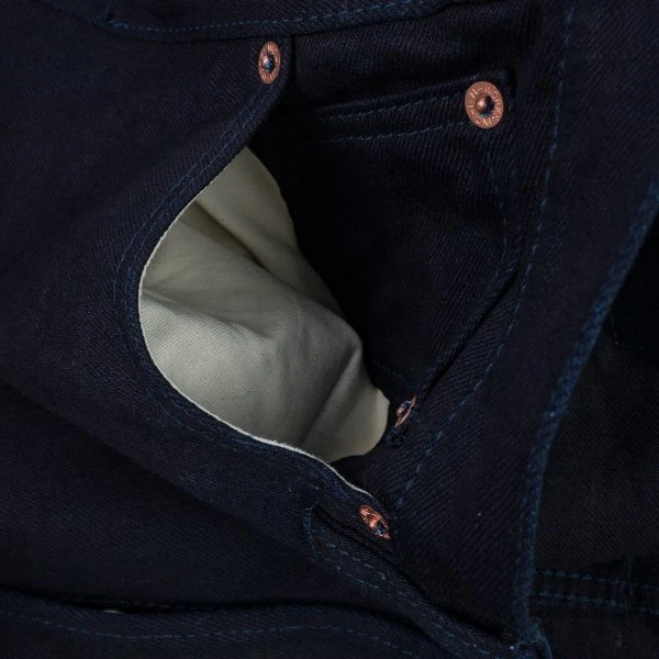 14oz Selvedge Denim Straight Cut Jeans - Indigo/Indigo 13 14oz Selvedge Denim Straight Cut Jeans - Indigo/Indigo - Image 11