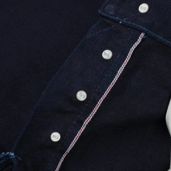 14oz Selvedge Denim Straight Cut Jeans - Indigo/Indigo 14 14oz Selvedge Denim Straight Cut Jeans - Indigo/Indigo - Image 12