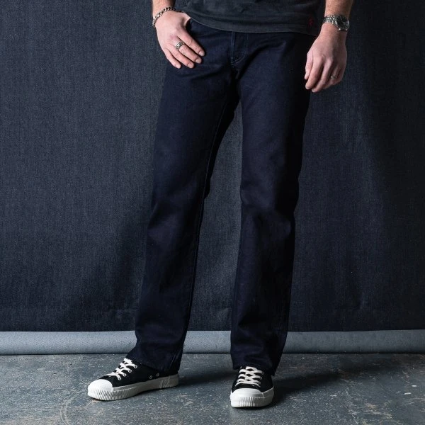 14oz Selvedge Denim Straight Cut Jeans - Indigo/Indigo 5 14oz Selvedge Denim Straight Cut Jeans - Indigo/Indigo - Image 3
