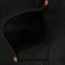 21oz Selvedge Denim Straight Cut - Superblack Non-Fade -Denim Clothing-Iron Heart International IH 634S SB 12