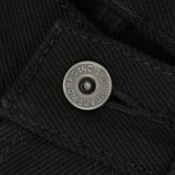 21oz Selvedge Denim Straight Cut - Superblack Non-Fade -Denim Clothing-Iron Heart International IH 634S SB 8