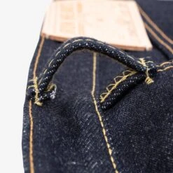21/23oz Raw Selvedge Denim Straight Cut Jeans - Indigo -Denim Clothing-Iron Heart International IH 634S UHR 12