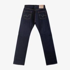 21/23oz Raw Selvedge Denim Straight Cut Jeans - Indigo -Denim Clothing-Iron Heart International IH 634S UHR 3