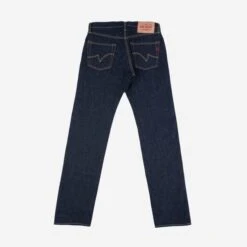 14oz Broken Twill Selvedge Denim Straight Cut Jeans - Indigo -Denim Clothing-Iron Heart International IH 634SBR 14 3