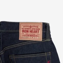 14oz Broken Twill Selvedge Denim Straight Cut Jeans - Indigo -Denim Clothing-Iron Heart International IH 634SBR 14 5