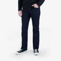 14oz Selvedge Denim Slim Straight Cut Jeans - Indigo/Indigo