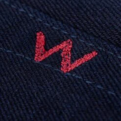 14oz Selvedge Denim Slim Straight Cut Jeans - Indigo/Indigo -Denim Clothing-Iron Heart International IH 666S 14ii 8