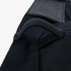 21oz Selvedge Denim Slim Straight Cut - Superblack Non-Fade 28 21oz Selvedge Denim Slim Straight Cut - Superblack Non-Fade -Denim Clothing-Iron Heart International IH 666S SB 11