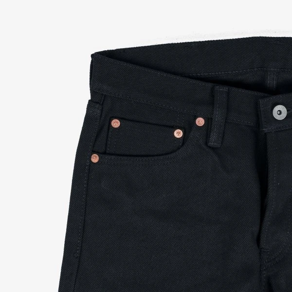 21oz Selvedge Denim Slim Straight Cut - Superblack Non-Fade 8 21oz Selvedge Denim Slim Straight Cut - Superblack Non-Fade - Image 6