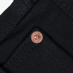 21oz Selvedge Denim Slim Straight Cut - Superblack Non-Fade 26 21oz Selvedge Denim Slim Straight Cut - Superblack Non-Fade -Denim Clothing-Iron Heart International IH 666S SB 9