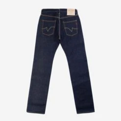 21/23oz Ultra Heavy Raw Selvedge Denim Slim Straight Cut Jeans - Indigo -Denim Clothing-Iron Heart International IH 666S UHR 3