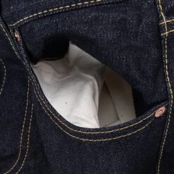 14oz Broken Twill Selvedge Denim Slim Straight Cut Jeans - Indigo -Denim Clothing-Iron Heart International IH 666SBR 14 11