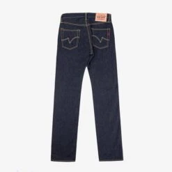 14oz Broken Twill Selvedge Denim Slim Straight Cut Jeans - Indigo -Denim Clothing-Iron Heart International IH 666SBR 14 3