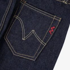 14oz Broken Twill Selvedge Denim Slim Straight Cut Jeans - Indigo -Denim Clothing-Iron Heart International IH 666SBR 14 5