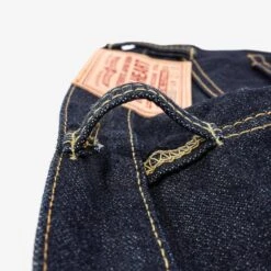 14oz Broken Twill Selvedge Denim Slim Straight Cut Jeans - Indigo -Denim Clothing-Iron Heart International IH 666SBR 14 6