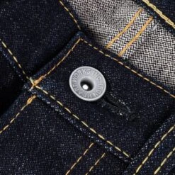 14oz Broken Twill Selvedge Denim Slim Straight Cut Jeans - Indigo -Denim Clothing-Iron Heart International IH 666SBR 14 9