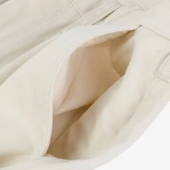 9oz Mercerised Selvedge Cotton Medium/High Rise Tapered Chinos - Ivory -Denim Clothing-Iron Heart International IH 727 IVO 11