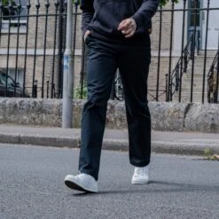 12oz Heavy Cotton Regular Fit Chinos - Navy -Denim Clothing-Iron Heart International IH 730 NAV 2