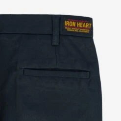 12oz Heavy Cotton Regular Fit Chinos - Navy -Denim Clothing-Iron Heart International IH 730 NAV 7