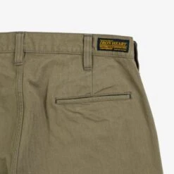 11oz Herringbone Work Pants - Khaki -Denim Clothing-Iron Heart International IH 735 KHA 3