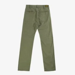 11oz Herringbone Work Pants - Olive Drab Green -Denim Clothing-Iron Heart International IH 735 ODG 2