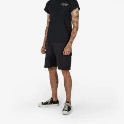 Ripstop Cargo Shorts - Black