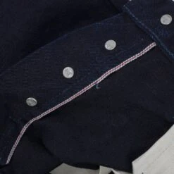 14oz Selvedge Denim Slim Tapered Cut Jeans - Indigo/Indigo -Denim Clothing-Iron Heart International IH 777S 14ii 12