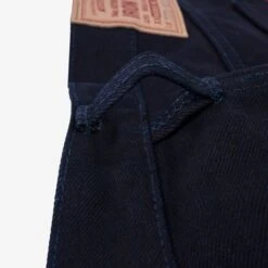 14oz Selvedge Denim Slim Tapered Cut Jeans - Indigo/Indigo -Denim Clothing-Iron Heart International IH 777S 14ii 6