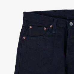 14oz Selvedge Denim Slim Tapered Cut Jeans - Indigo/Indigo -Denim Clothing-Iron Heart International IH 777S 14ii 7