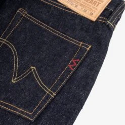 18oz Vintage Selvedge Denim Slim Tapered Cut Jeans - Indigo -Denim Clothing-Iron Heart International IH 777S 18 6