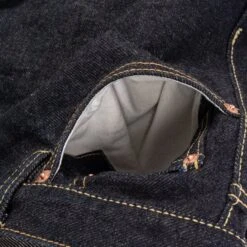 19oz Left Hand Twill Selvedge Denim Slim Tapered Cut Jeans - Indigo -Denim Clothing-Iron Heart International IH 777S 19L 13