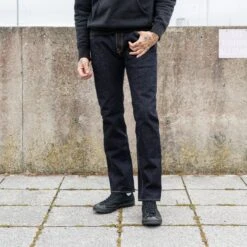19oz Left Hand Twill Selvedge Denim Slim Tapered Cut Jeans - Indigo -Denim Clothing-Iron Heart International IH 777S 19L 2