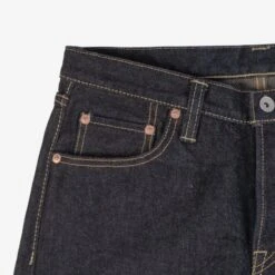 19oz Left Hand Twill Selvedge Denim Slim Tapered Cut Jeans - Indigo -Denim Clothing-Iron Heart International IH 777S 19L 4