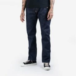 21/23oz Ultra Heavy Raw Selvedge Denim Slim Tapered Cut Jeans - Indigo