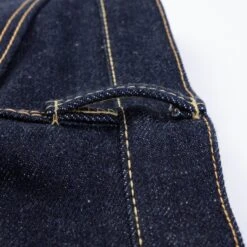 21/23oz Ultra Heavy Raw Selvedge Denim Slim Tapered Cut Jeans - Indigo -Denim Clothing-Iron Heart International IH 777S UHR 5