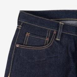 21/23oz Ultra Heavy Raw Selvedge Denim Slim Tapered Cut Jeans - Indigo -Denim Clothing-Iron Heart International IH 777S UHR 6