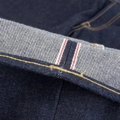 21/23oz Ultra Heavy Raw Selvedge Denim Slim Tapered Cut Jeans - Indigo -Denim Clothing-Iron Heart International IH 777S UHR 9